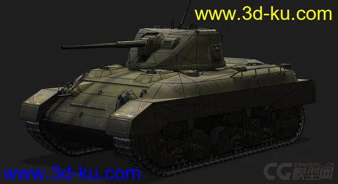美国_M7中型坦克模型的图片5