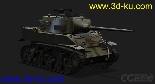 美国_M8A1型坦克歼击车模型的图片1