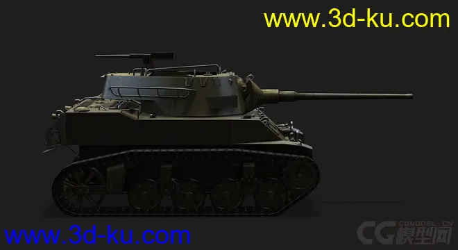 美国_M8A1型坦克歼击车模型的图片2