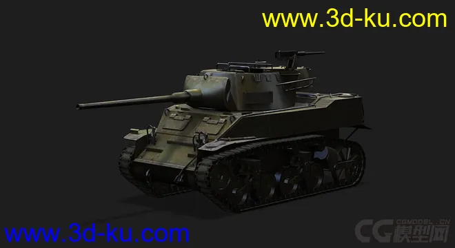 美国_M8A1型坦克歼击车模型的图片4