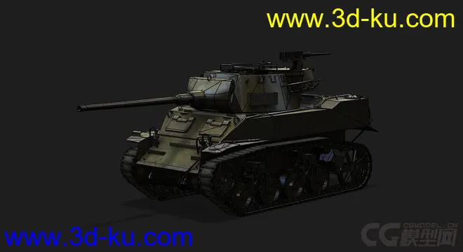 美国_M8A1型坦克歼击车模型的图片5