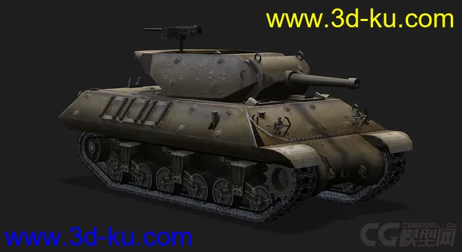 美国_M10坦克歼击车模型的图片1