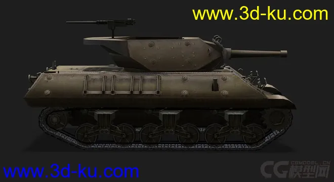 美国_M10坦克歼击车模型的图片2