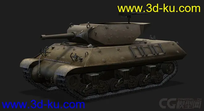 美国_M10坦克歼击车模型的图片4