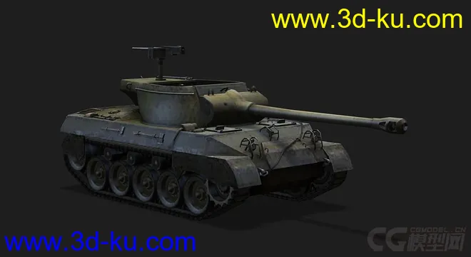 美国_M18_Hellcat_M18“地狱猫”坦克歼击车模型的图片1