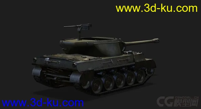 美国_M18_Hellcat_M18“地狱猫”坦克歼击车模型的图片3