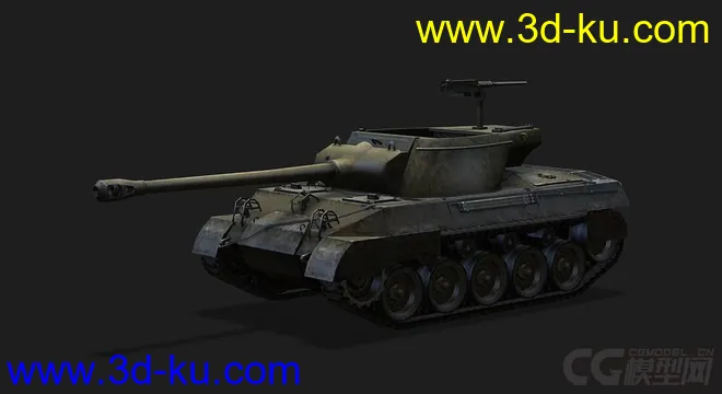 美国_M18_Hellcat_M18“地狱猫”坦克歼击车模型的图片4