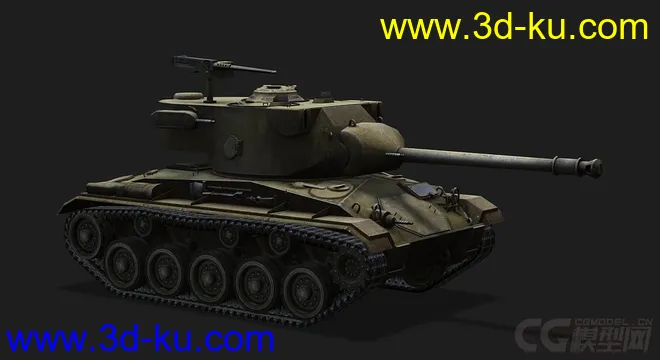 美国_M24“霞飞”轻型坦克模型的图片1