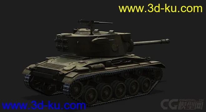 美国_M24“霞飞”轻型坦克模型的图片3