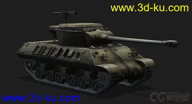 美国_M36“杰克逊”坦克歼击车模型的图片1