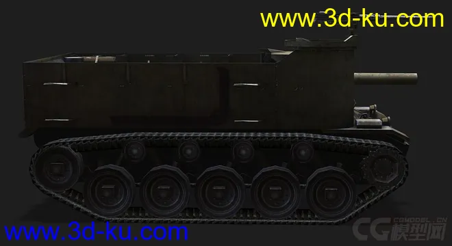 美国_M37自行火炮模型的图片2