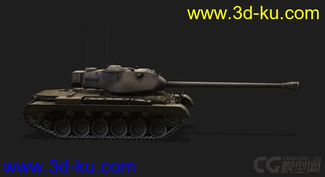 美国_M46_Patton“巴顿”中型坦克模型的图片2