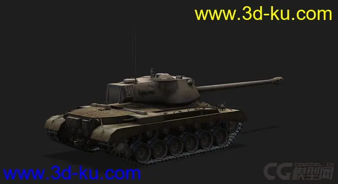 美国_M46_Patton“巴顿”中型坦克模型的图片3