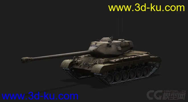 美国_M46_Patton“巴顿”中型坦克模型的图片4