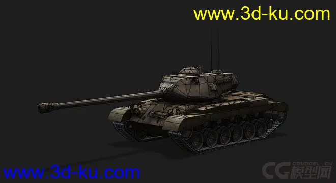 美国_M46_Patton“巴顿”中型坦克模型的图片5
