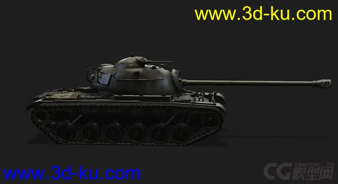 美国_M48A1主战坦克模型的图片2