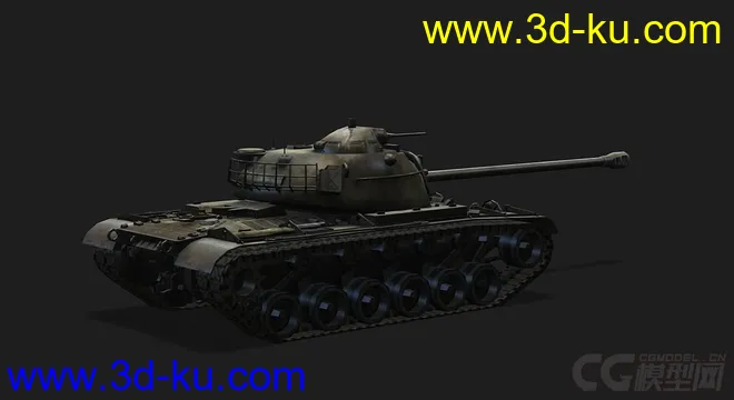 美国_M48A1主战坦克模型的图片3