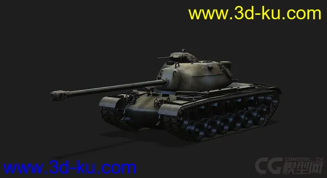 美国_M48A1主战坦克模型的图片4