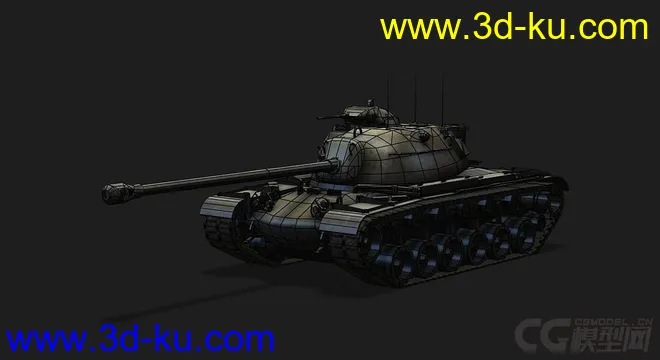 美国_M48A1主战坦克模型的图片5