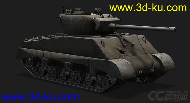 美国_Sherman_JumboM4“谢尔曼”中型坦克模型的图片1