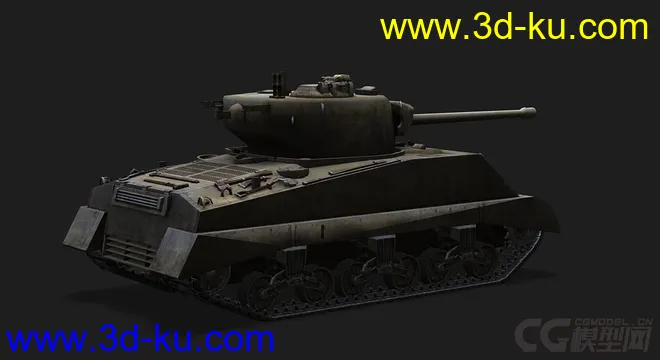 美国_Sherman_JumboM4“谢尔曼”中型坦克模型的图片3