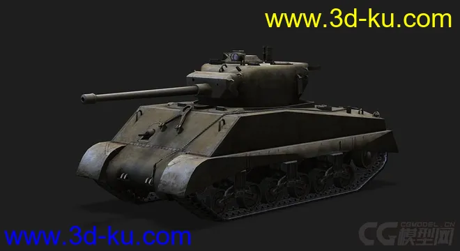 美国_Sherman_JumboM4“谢尔曼”中型坦克模型的图片4