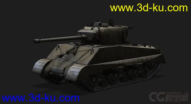 美国_Sherman_JumboM4“谢尔曼”中型坦克模型的图片5