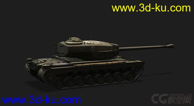 美国_T 34 重型坦克_hvy模型的图片3