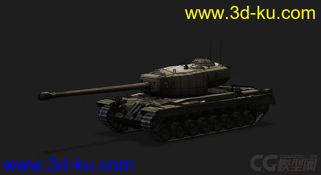 美国_T 34 重型坦克_hvy模型的图片5