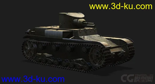 美国_T1_E6轻型坦克模型的图片1