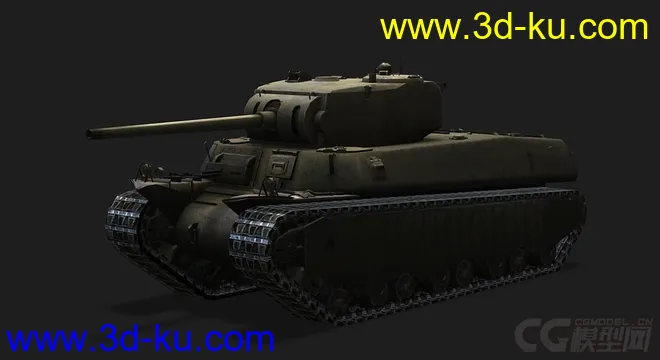 美国_T1HVY重型坦克模型的图片4
