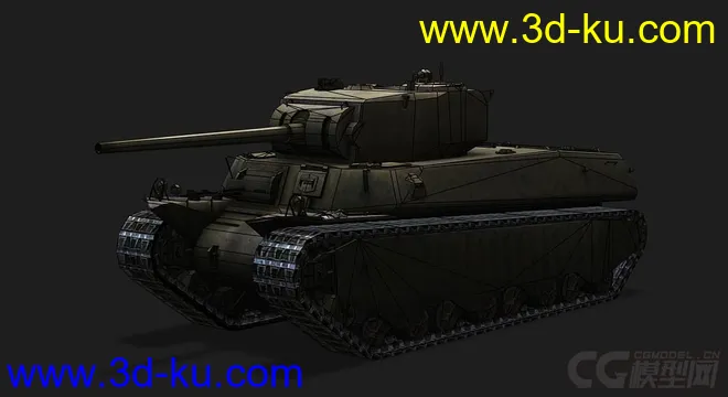 美国_T1HVY重型坦克模型的图片5