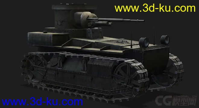 美国_T1重型坦克模型的图片1