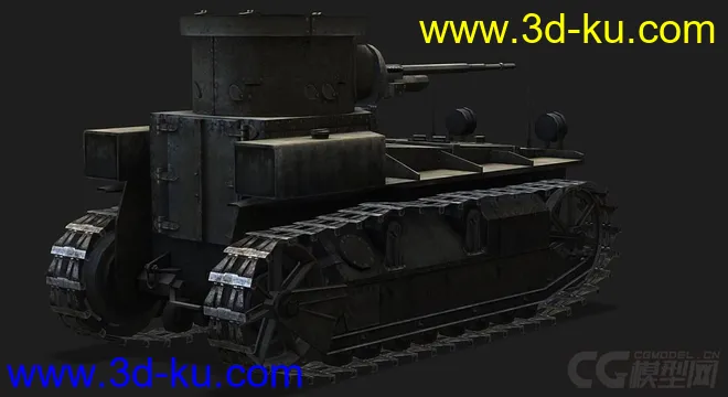 美国_T1重型坦克模型的图片3