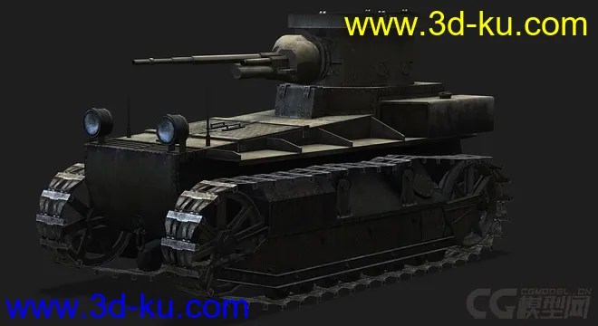 美国_T1重型坦克模型的图片4
