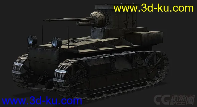 美国_T1重型坦克模型的图片5