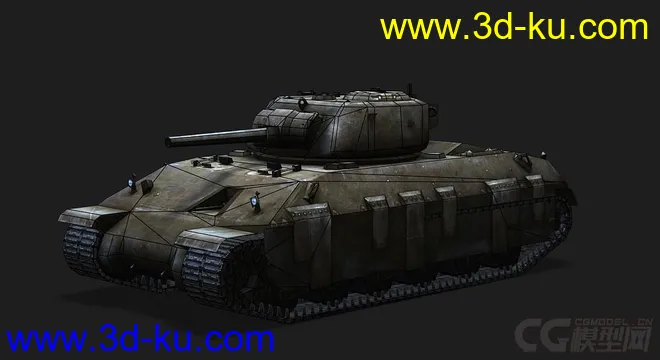 美国_T-14重型坦克模型的图片5