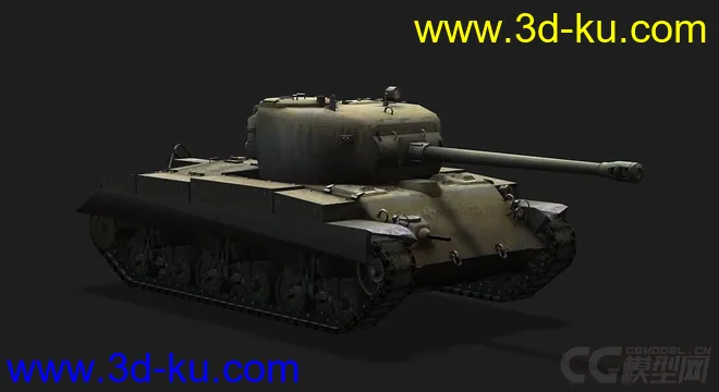 美国_T21轻型坦克模型的图片1
