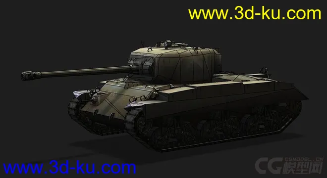 美国_T21轻型坦克模型的图片5