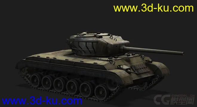 美国_T23中型坦克模型的图片1