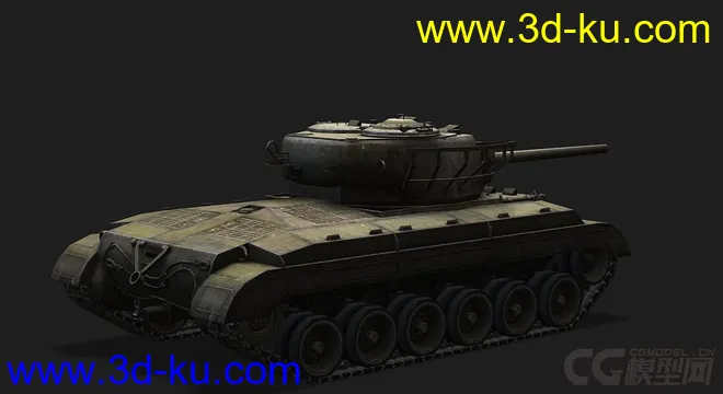 美国_T23中型坦克模型的图片3