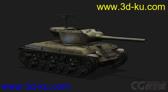 美国_T25_2坦克歼击车模型的图片1