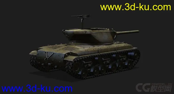 美国_T25_2坦克歼击车模型的图片3