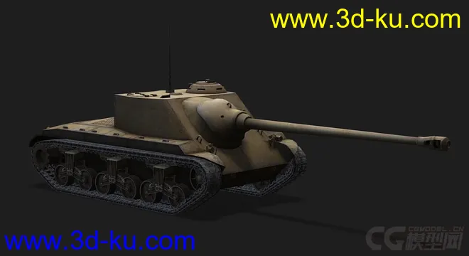 美国_T25_AT坦克模型的图片1