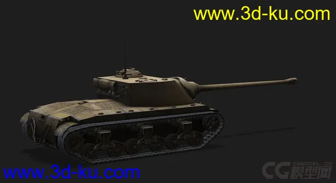美国_T25_AT坦克模型的图片3