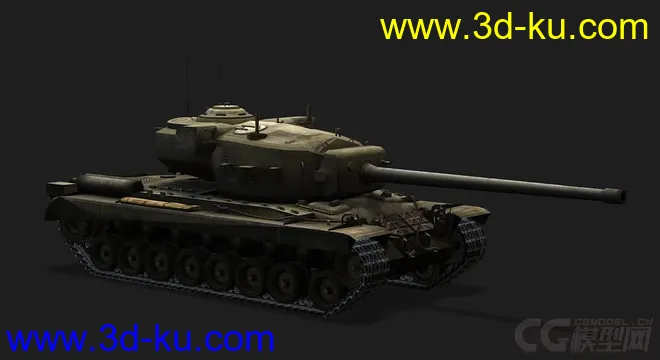 美国_T-29重型坦克模型的图片1