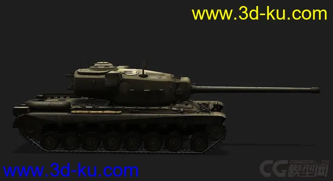 美国_T-29重型坦克模型的图片2
