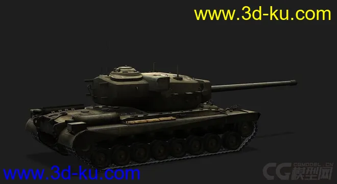 美国_T-29重型坦克模型的图片3