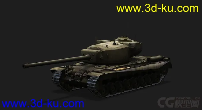 美国_T-29重型坦克模型的图片4