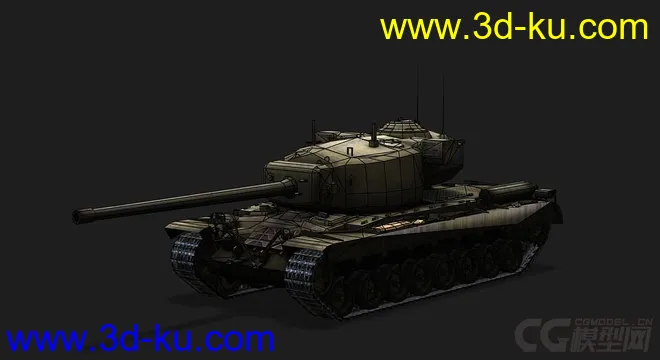 美国_T-29重型坦克模型的图片5